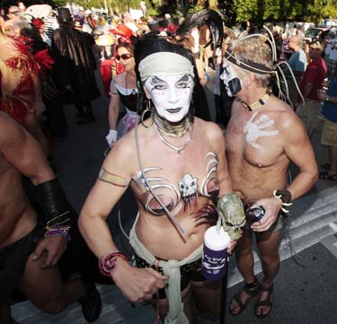Body Painting 2009 photo - Duval Street, Key West